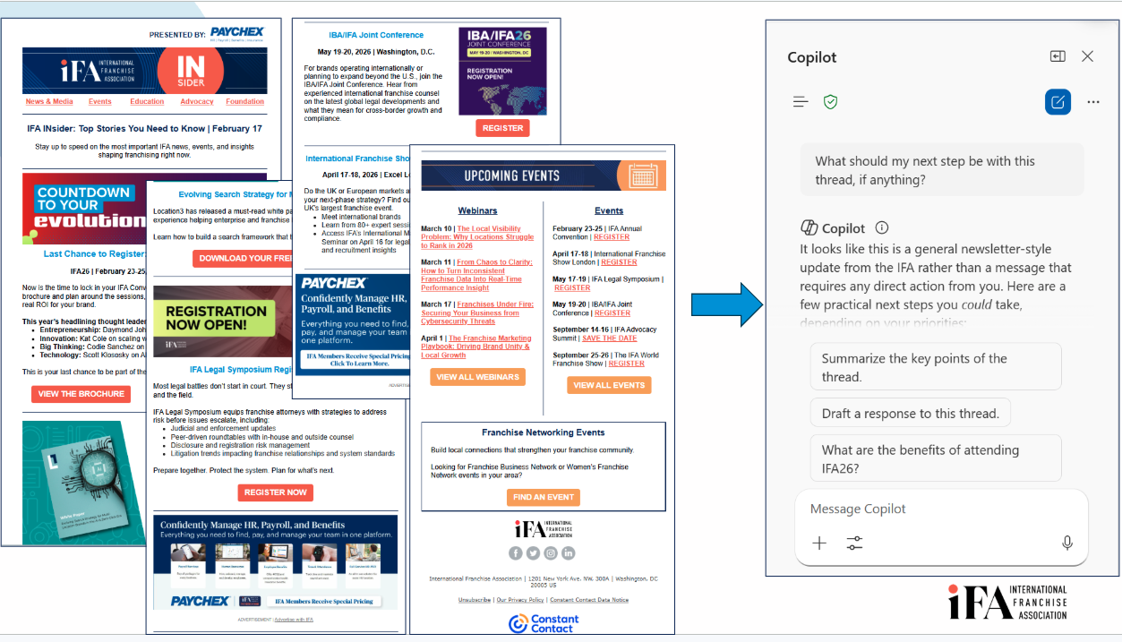 IFA emails and AI strategy